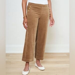 14 • Cleo • Corduroy Wide Leg Crop Pants